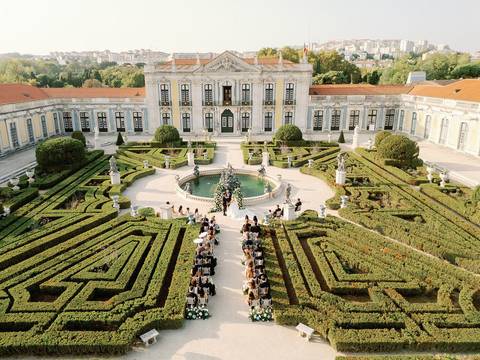wedding Portugal Palacio Queluz'