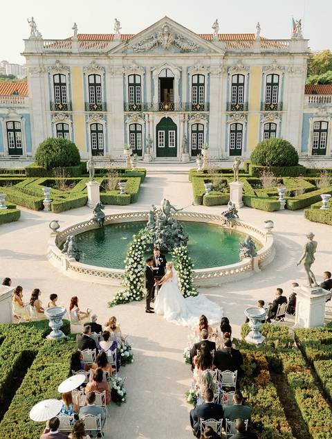 wedding Portugal Palacio Queluz'