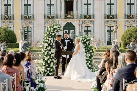 wedding Portugal Palacio Queluz'