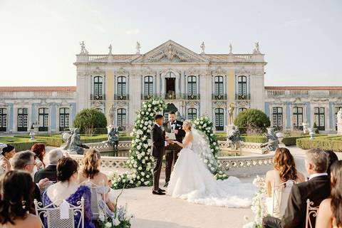 wedding Portugal Palacio Queluz'