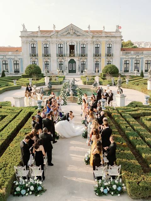 wedding Portugal Palacio Queluz'
