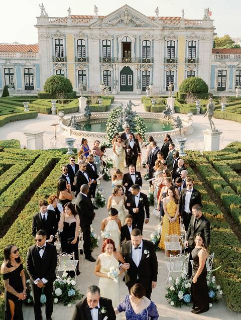 wedding Portugal Palacio Queluz'