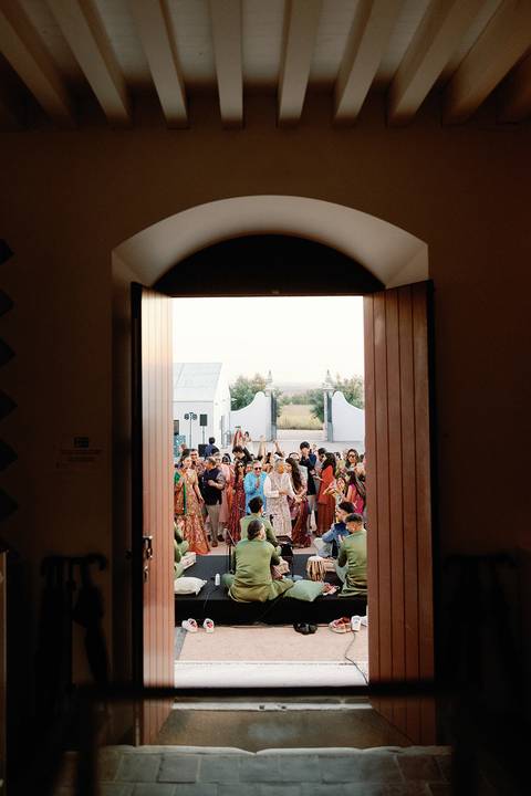 Indian bride wearing Sabyasachi at her Portugal wedding'