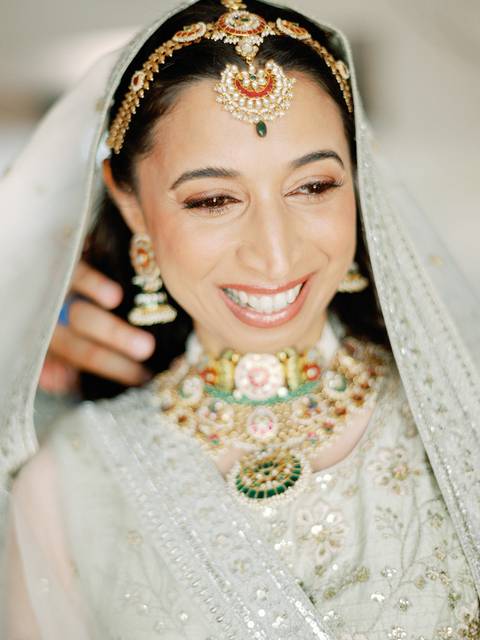 Colourful Sangeet celebration at an Indian wedding in Portugal'