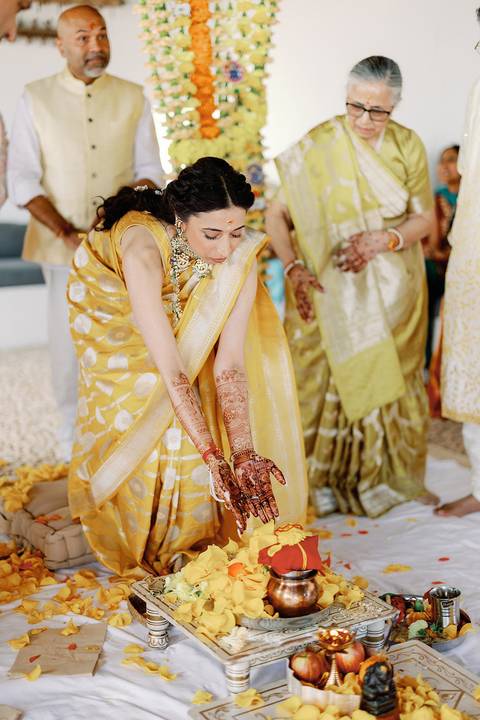 Asha and Ricardo at their Indian wedding in Portugal'