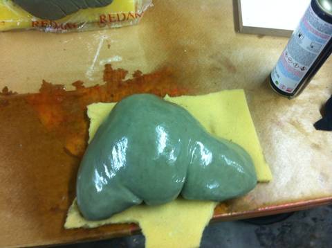 Escultura de fígado'