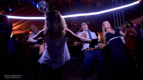 baile con luces led en casamiento'