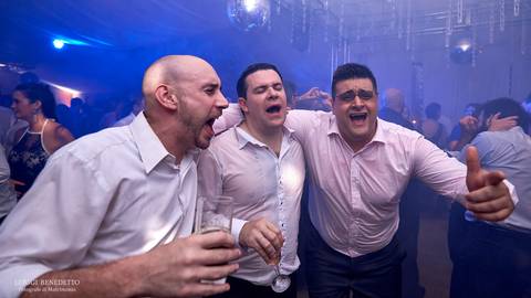 Festejo en casamiento'