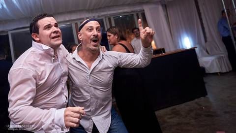 Festejando el casamiento'