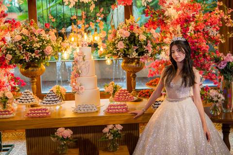 Posadas na Chácara do Cris - na mesa de doces'