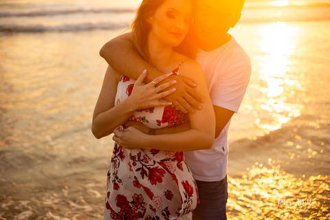 ensaio_gestante_amanhecer_governador_celso_ramos__praia_de_palmas'