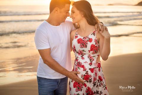 ensaio_gestante_amanhecer_governador_celso_ramos__praia_de_palmas'