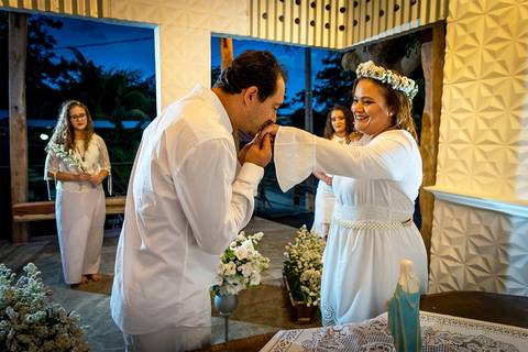 Casamento | Bodas de Papel | Capela | Casa da Meia Hora | Irecê, Bahia | Senhoria e Robson'