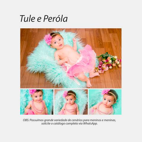 Tule para criança de 1 a12 meses'