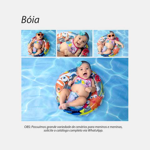 Ensaio Infantil Piscina -criança de 1 a 4 meses'