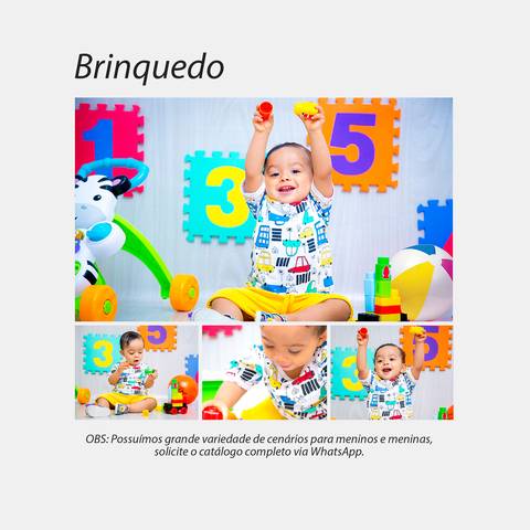 Ensaio Infantil Brinquedos'