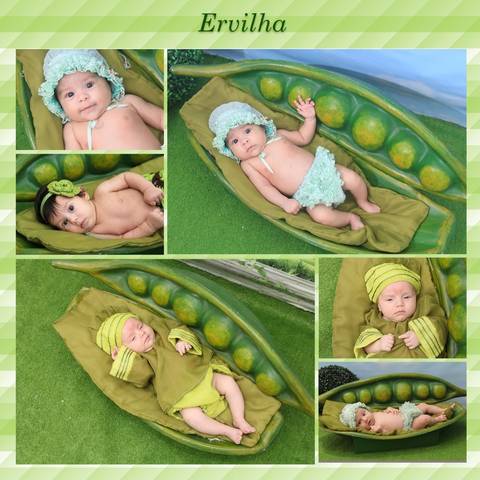 Ensaio infantil 3 meses Ervilha'
