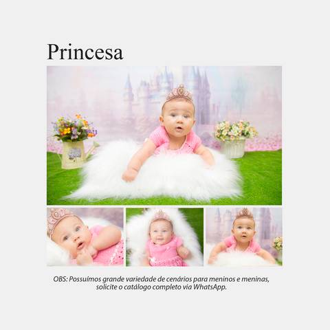 Princesa- para criança de 2 a 12 meses'