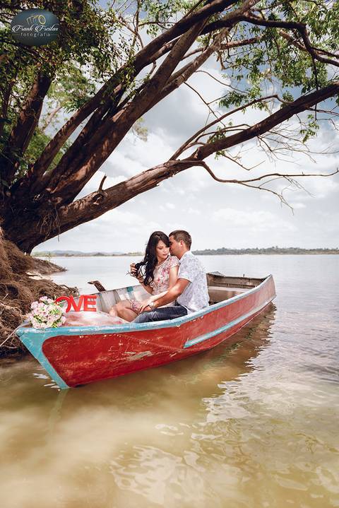 Casal no Barco'