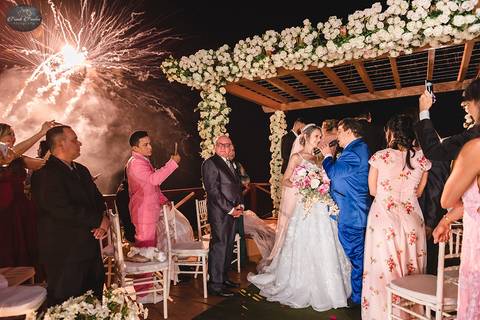 Fogos na Cerimônia '