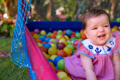 Fotografia Festa Infantil: 1 ano de Elisa, em Itacimirim/BA.'