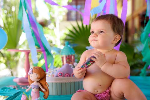 Fotografia Festa Infantil: 1 ano de Elisa, em Itacimirim/BA.'