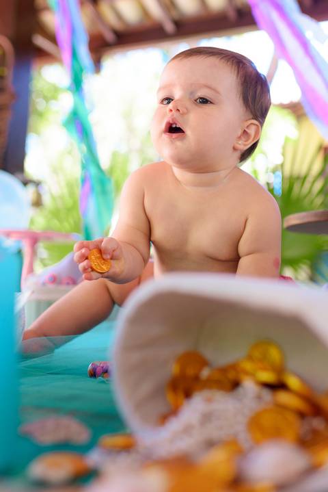 Fotografia Festa Infantil: 1 ano de Elisa, em Itacimirim/BA.'