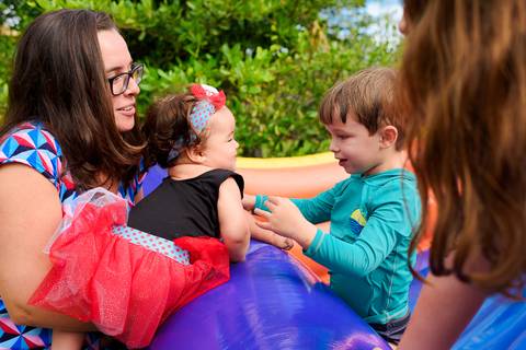 Fotografia Festa Infantil: 1 ano de Catarina, em Costa do Sauípe/BA.'