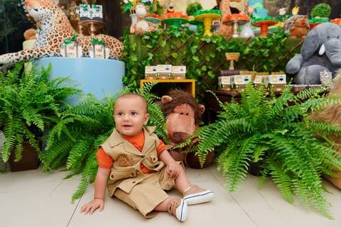 Fotografia Festa Infantil: 1 ano de Felipe, Buffet Na Selva, em Salvador/BA.'