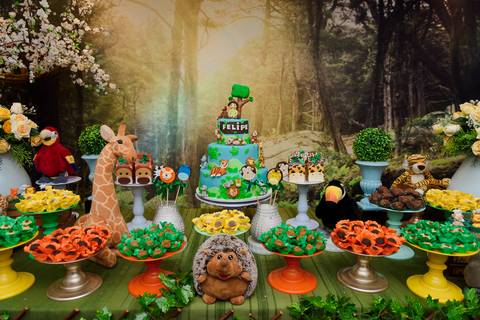 Fotografia Festa Infantil: 1 ano de Felipe, Buffet Na Selva, em Salvador/BA.'