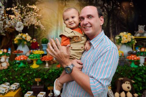 Fotografia Festa Infantil: 1 ano de Felipe, Buffet Na Selva, em Salvador/BA.'