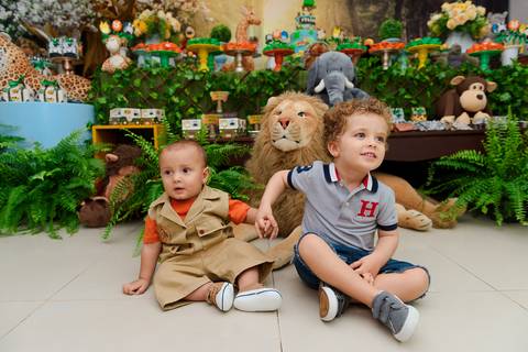 Fotografia Festa Infantil: 1 ano de Felipe, Buffet Na Selva, em Salvador/BA.'