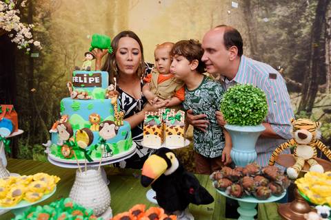Fotografia Festa Infantil: 1 ano de Felipe, Buffet Na Selva, em Salvador/BA.'