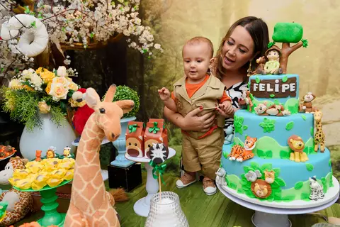 Fotografia Festa Infantil: 1 ano de Felipe, Buffet Na Selva, em Salvador/BA.'