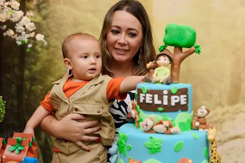 Fotografia Festa Infantil: 1 ano de Felipe, Buffet Na Selva, em Salvador/BA.'