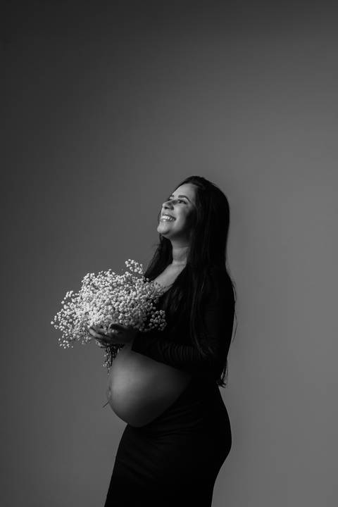 Sessão de grávida - Estúdio'