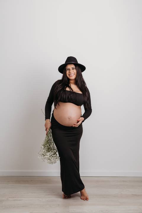 Sessão de grávida - Estúdio'