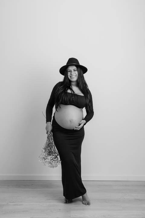 Sessão de grávida - Estúdio'