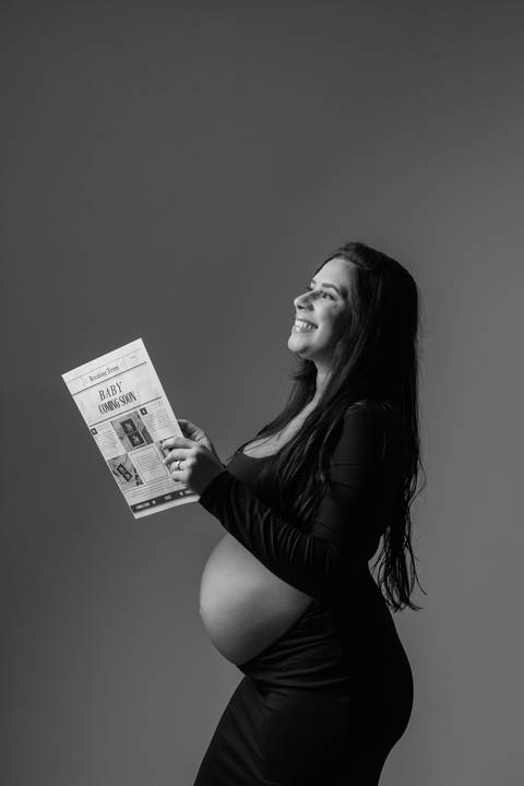 Sessão de grávida - Estúdio'