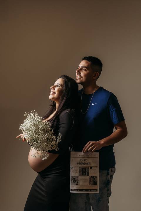 Sessão de grávida - Estúdio'