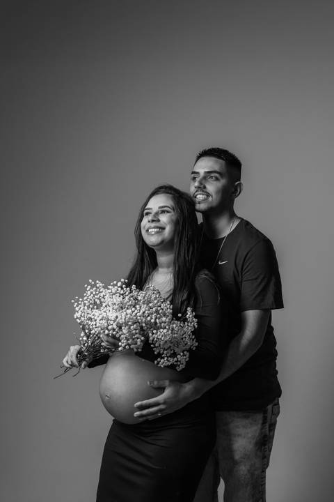 Sessão de grávida - Estúdio'