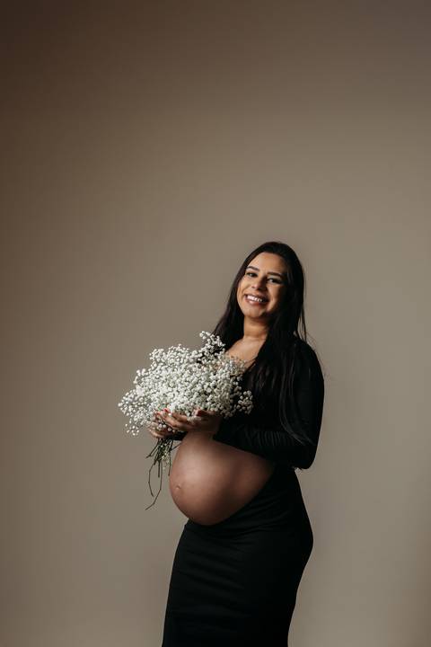 Sessão de grávida - Estúdio'