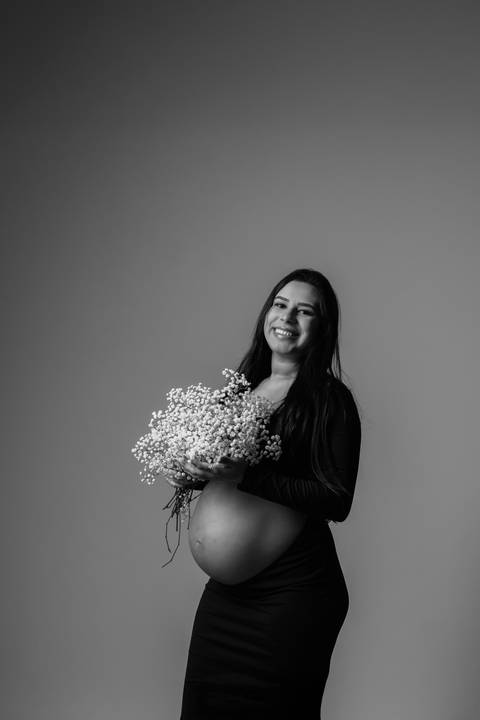 Sessão de grávida - Estúdio'