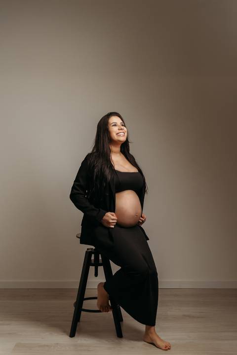 Sessão de grávida - Estúdio'