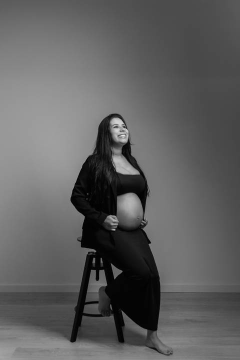 Sessão de grávida - Estúdio'