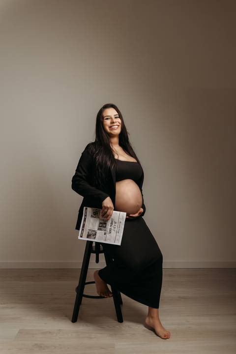 Sessão de grávida - Estúdio'