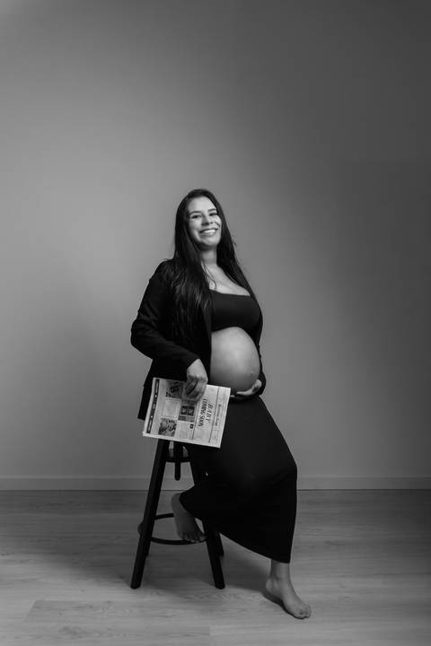Sessão de grávida - Estúdio'