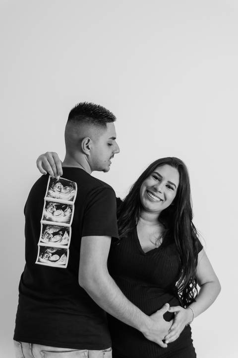 Sessão de grávida - Estúdio'