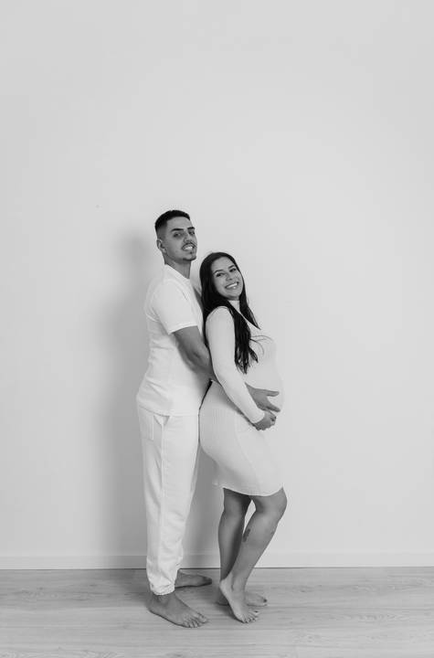 Sessão de grávida - Estúdio'