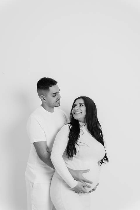 Sessão de grávida - Estúdio'